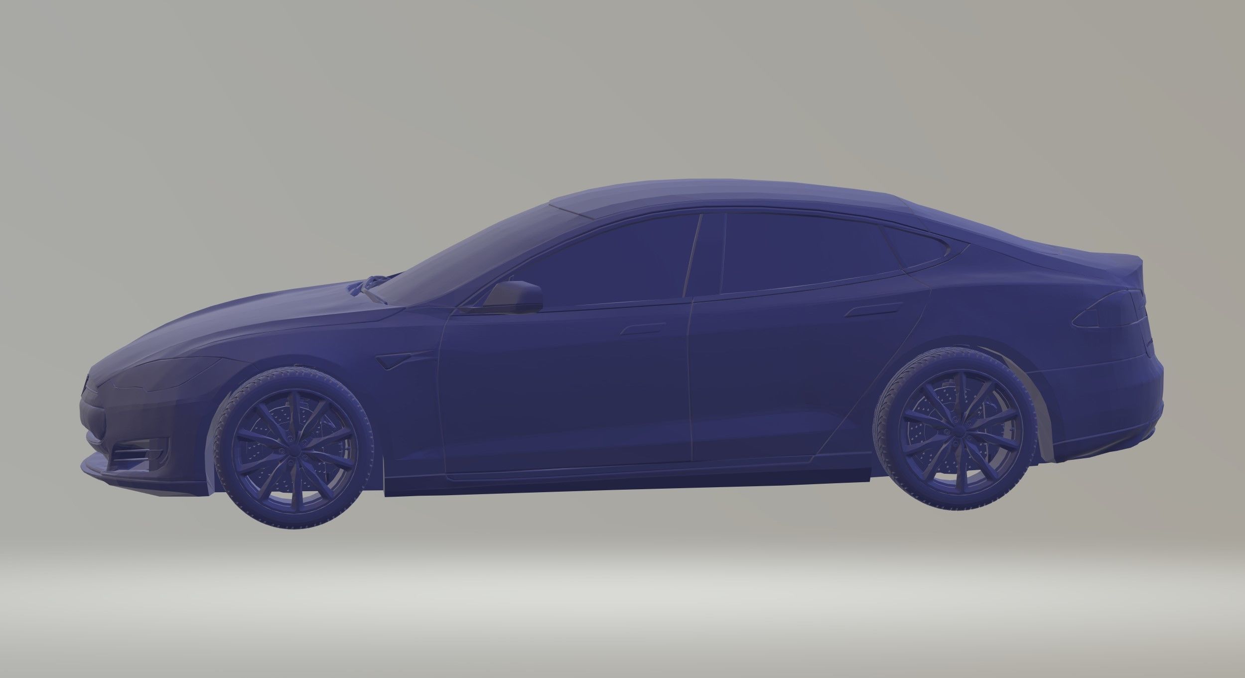 TESLA MODEL S CAR 3D PRINTING STL FILE 3D print model_6