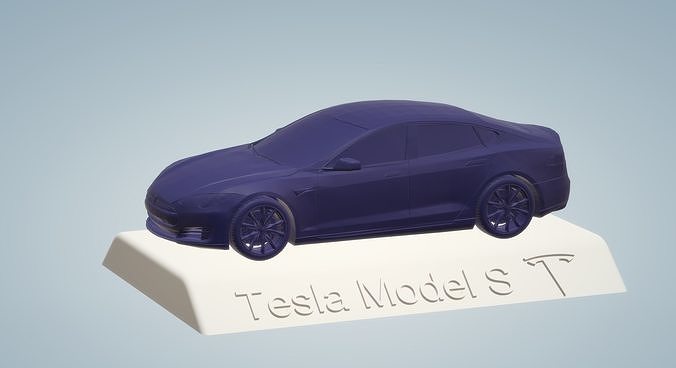 TESLA MODEL S CAR  3D PRINTING STL FILE 3D print model