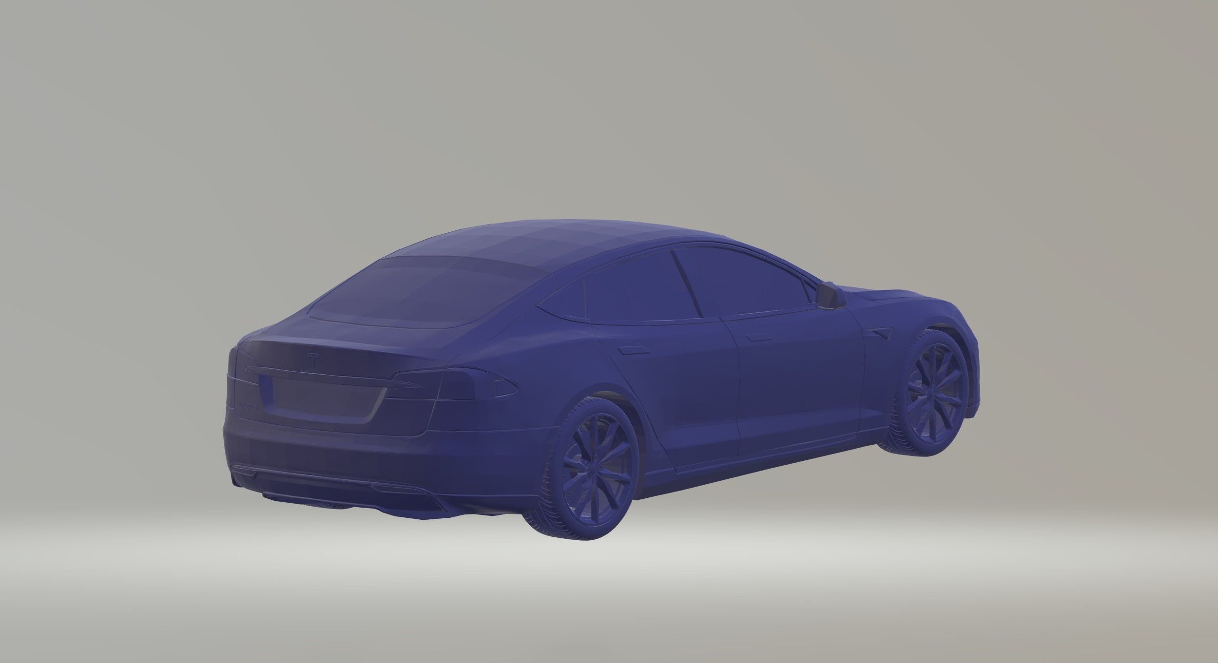 TESLA MODEL S CAR 3D PRINTING STL FILE 3D print model_7