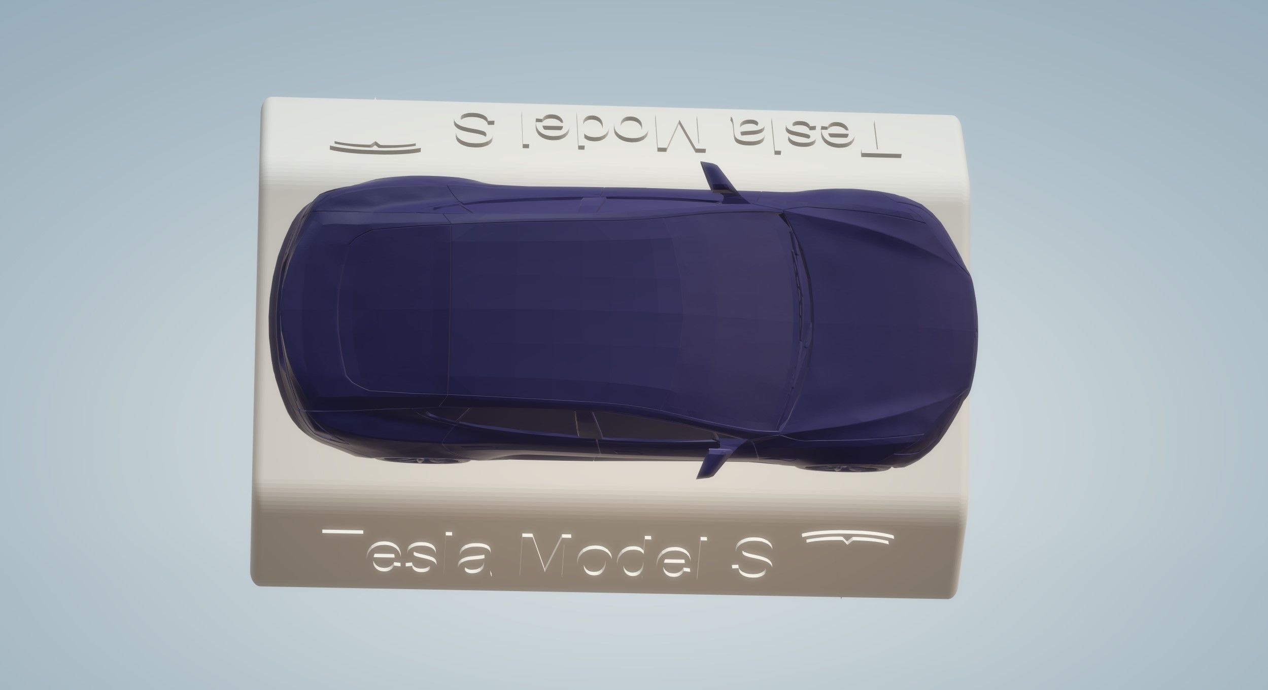 TESLA MODEL S CAR 3D PRINTING STL FILE 3D print model_4