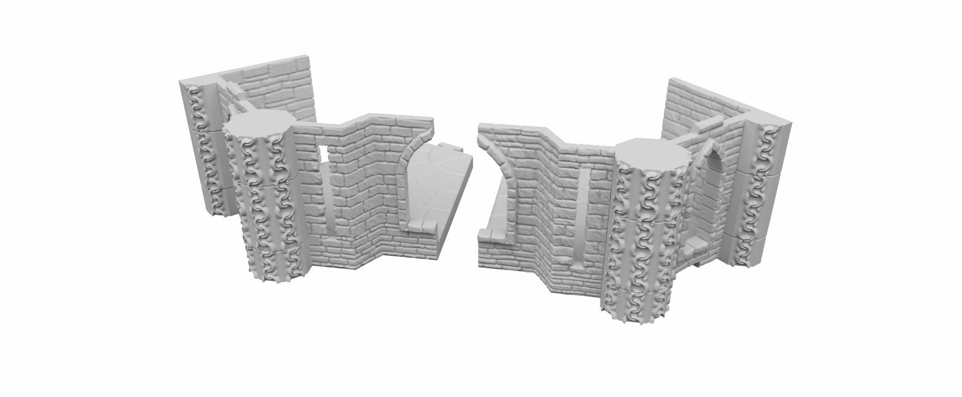 Holy Chain Monastery Modular Scenery 3D print model_13