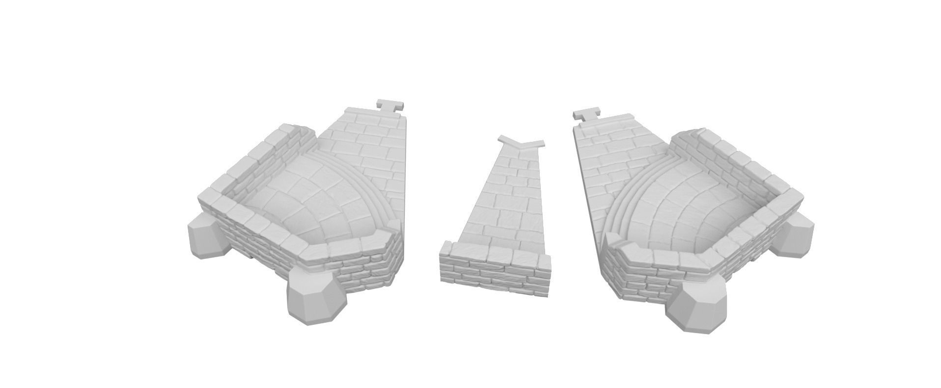 Holy Chain Monastery Modular Scenery 3D print model_9