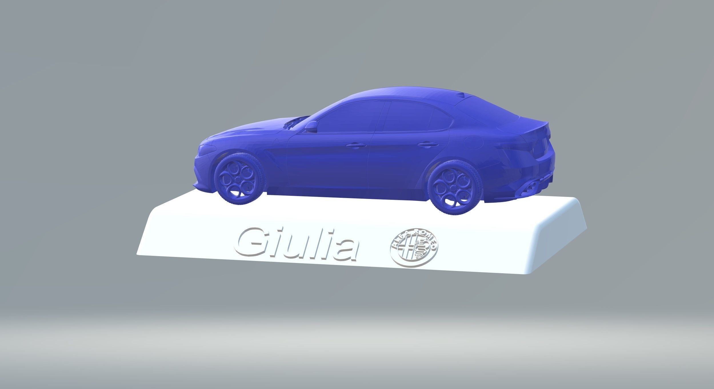 ALFA ROMEO GIULIA CAR 3D PRINTING STL FILE 3D print model_6