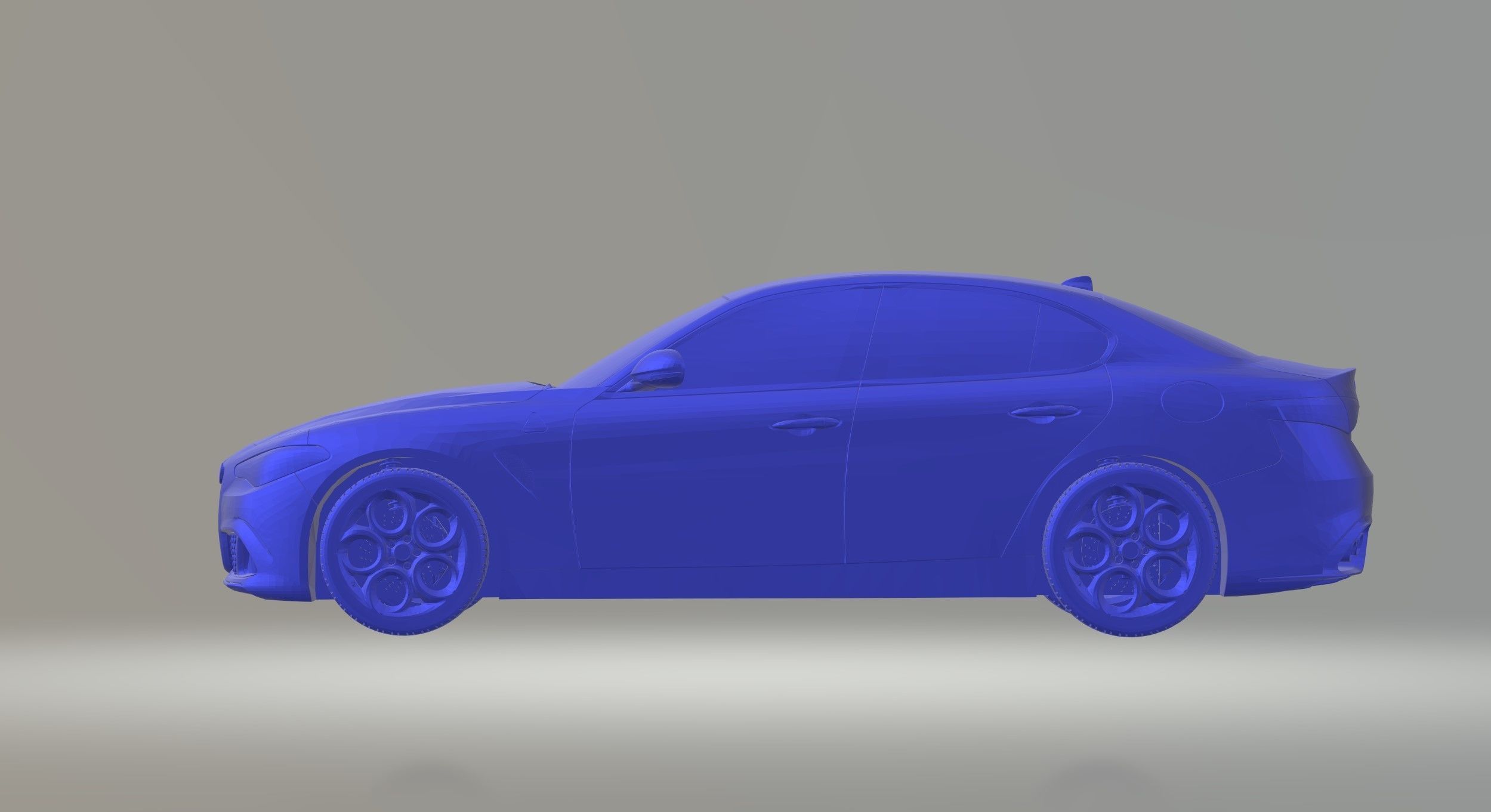 ALFA ROMEO GIULIA CAR 3D PRINTING STL FILE 3D print model_11