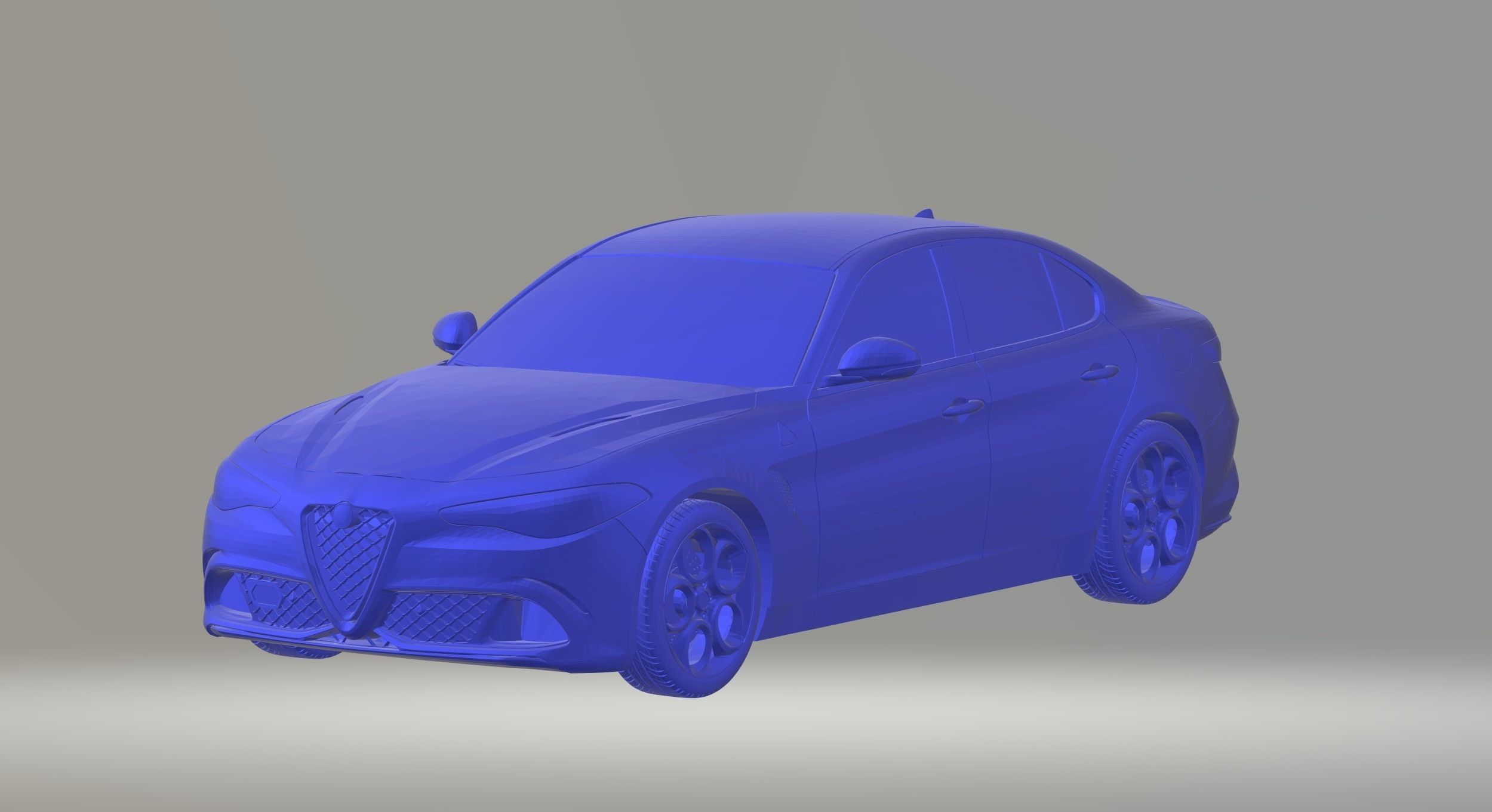 ALFA ROMEO GIULIA CAR 3D PRINTING STL FILE 3D print model_13