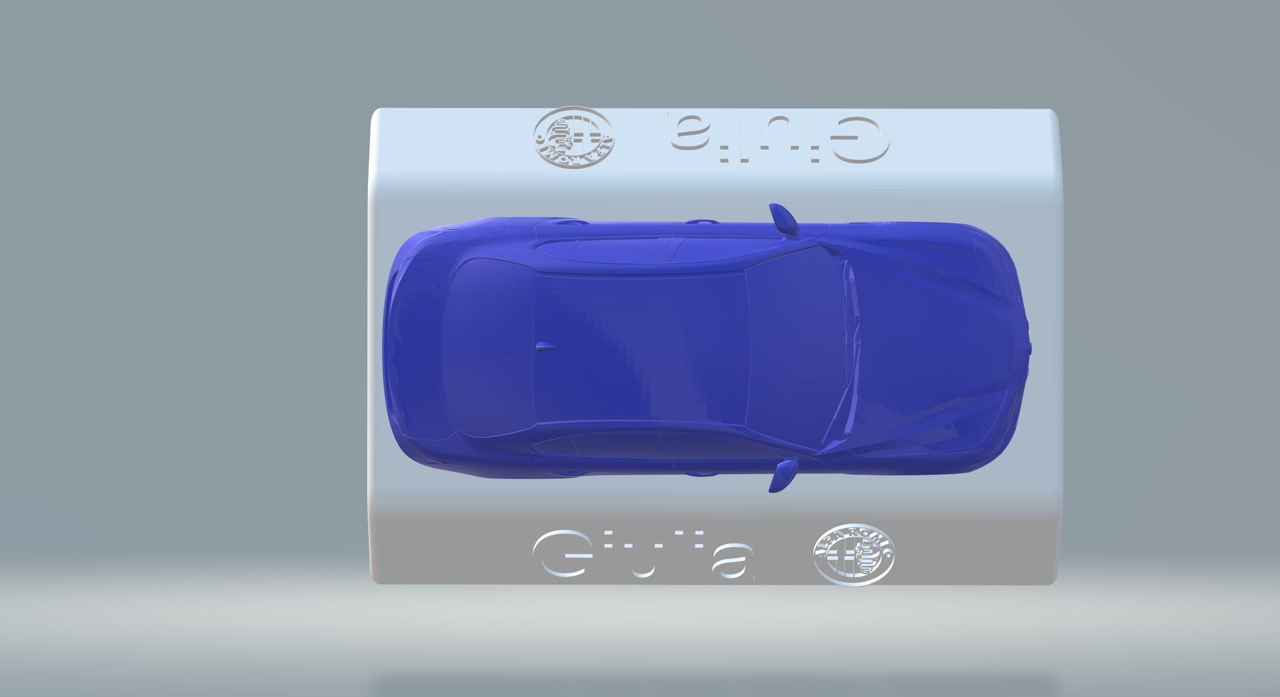 ALFA ROMEO GIULIA CAR 3D PRINTING STL FILE 3D print model_8