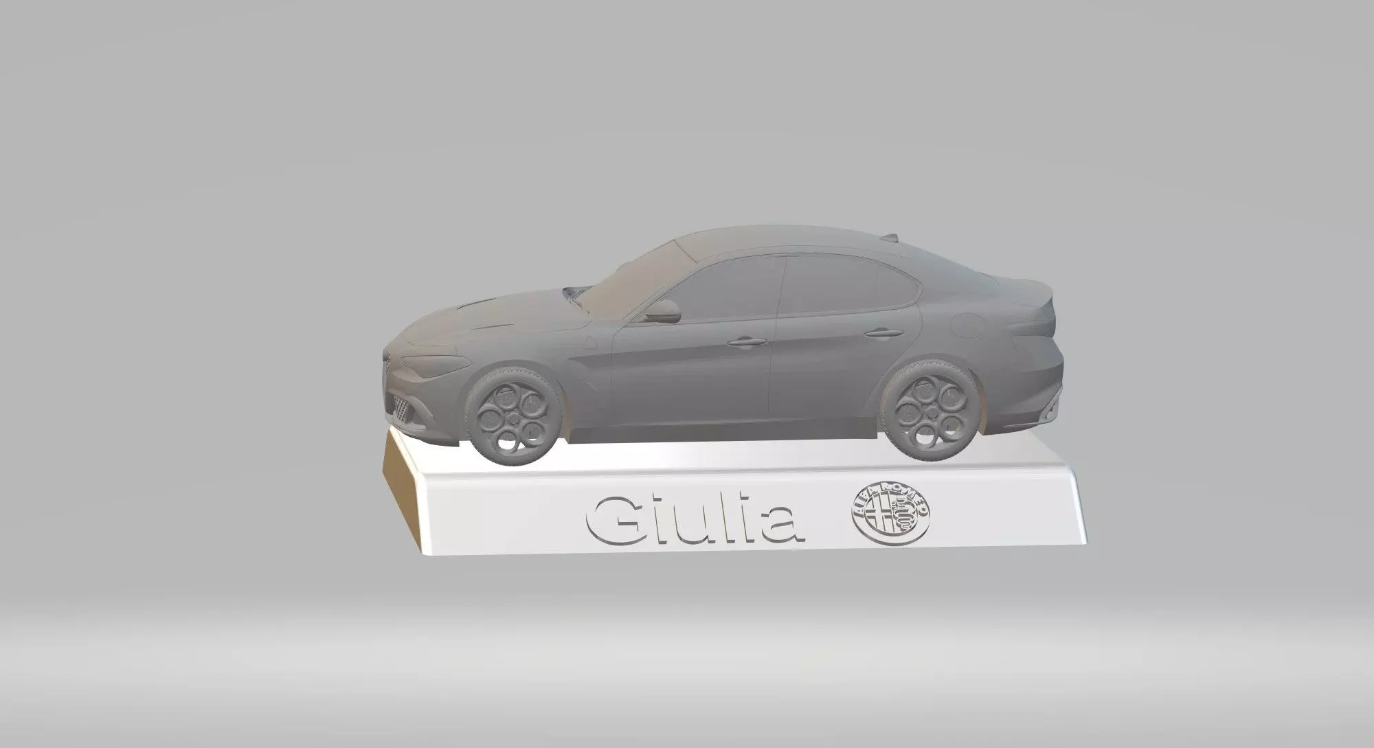 ALFA ROMEO GIULIA CAR 3D PRINTING STL FILE 3D print model_0