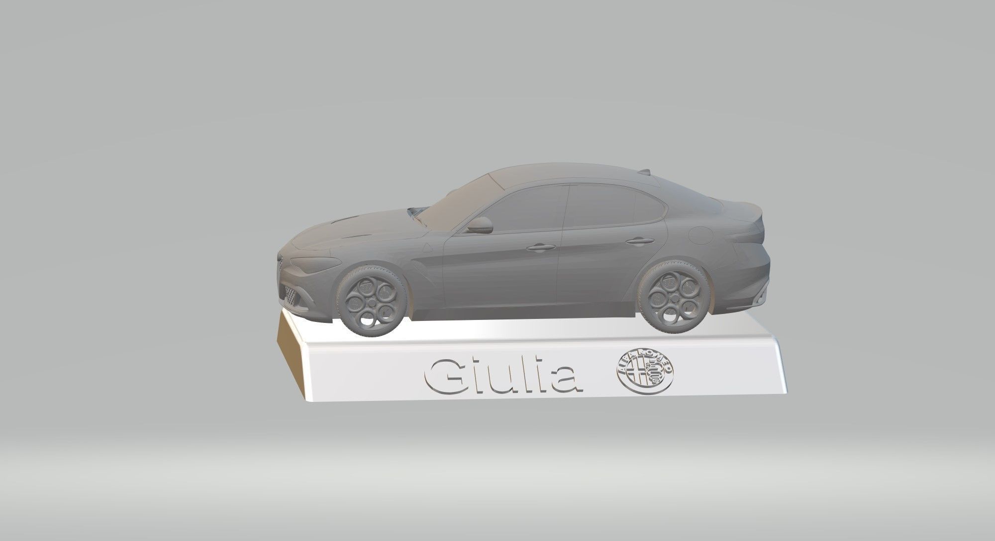 ALFA ROMEO GIULIA CAR 3D PRINTING STL FILE 3D print model