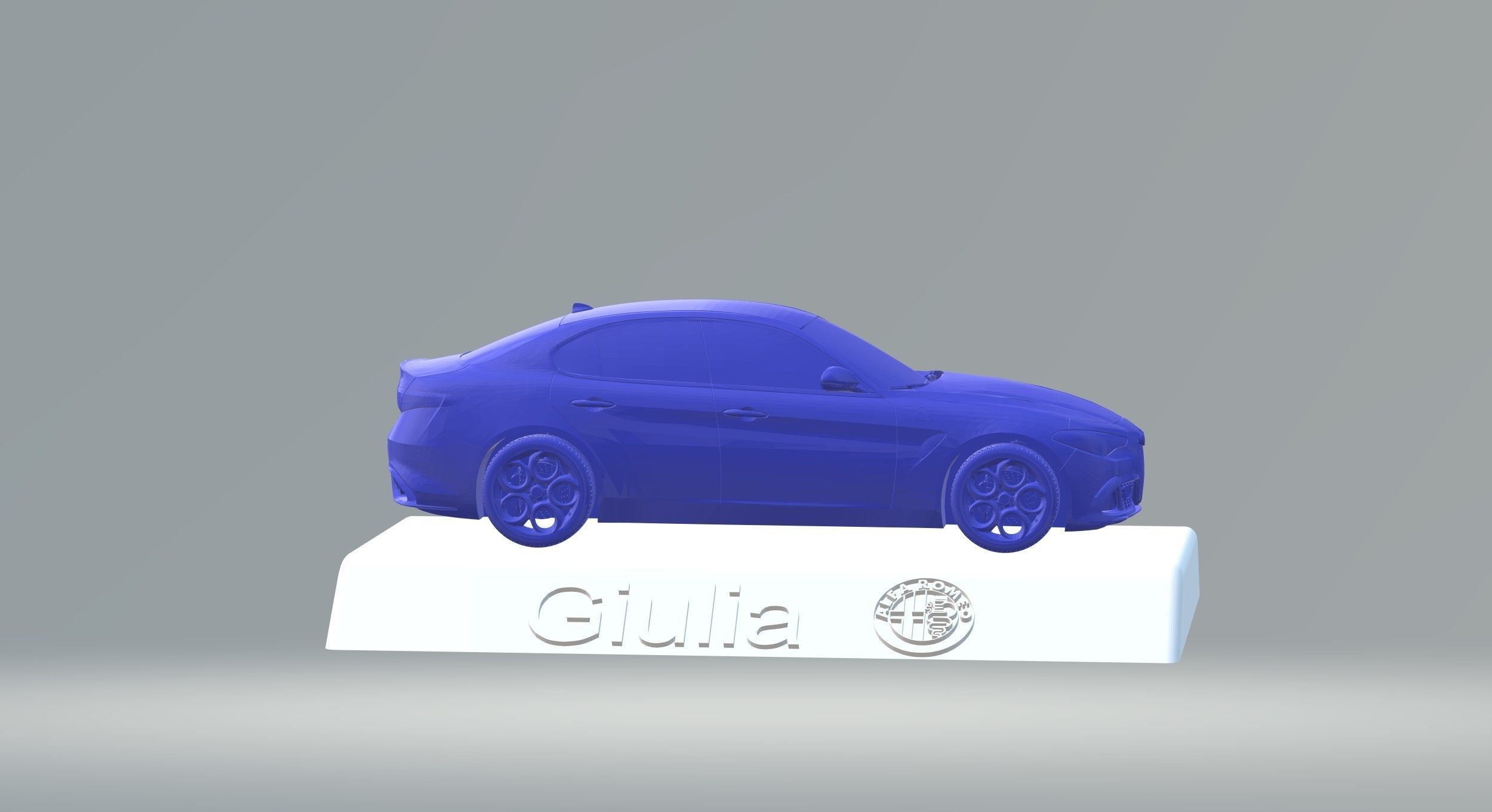 ALFA ROMEO GIULIA CAR 3D PRINTING STL FILE 3D print model_9