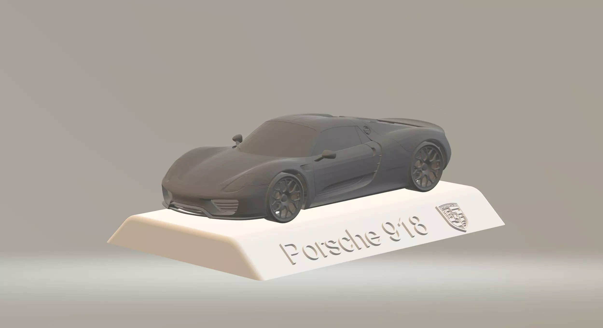 PORSCHE 918 CAR 3D PRINTING STL FILE 3D print model_0