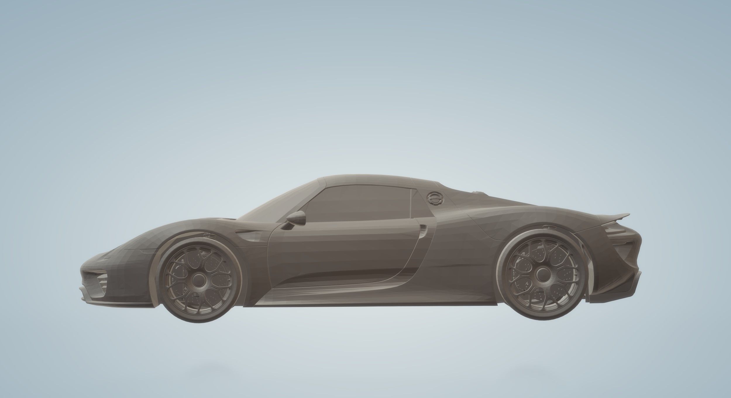 PORSCHE 918 CAR 3D PRINTING STL FILE 3D print model_6