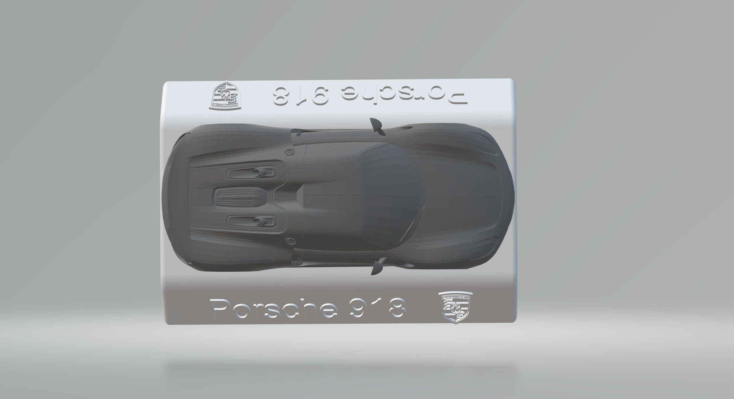 PORSCHE 918 CAR 3D PRINTING STL FILE 3D print model_8