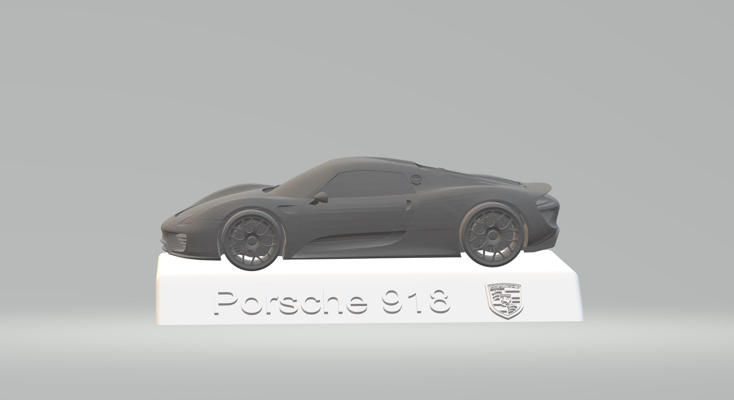 PORSCHE 918 CAR 3D PRINTING STL FILE 3D print model_1