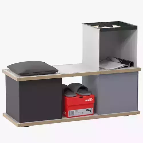 YU BENCH 3x1 3D model