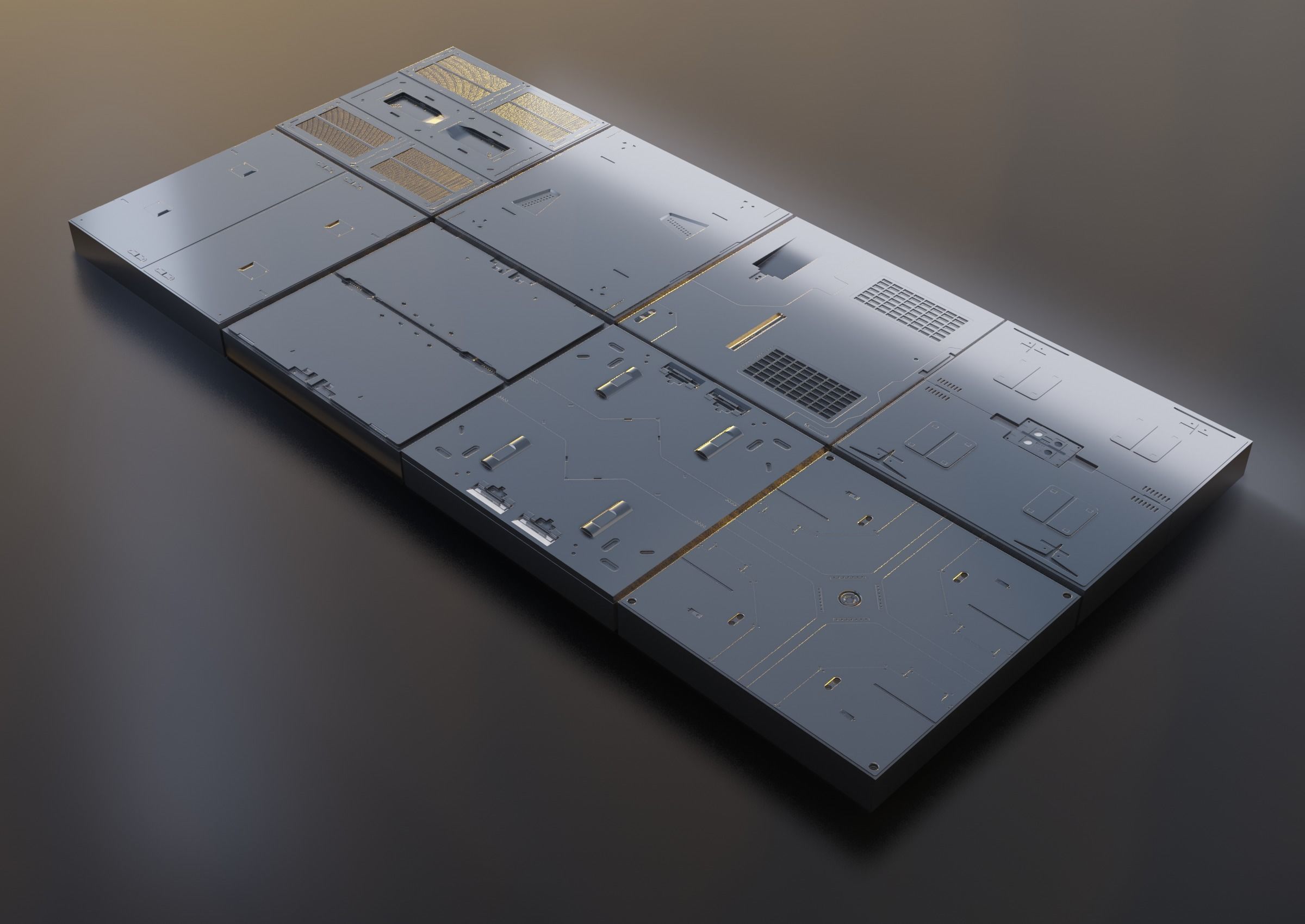 sci fi asset 3D model_1