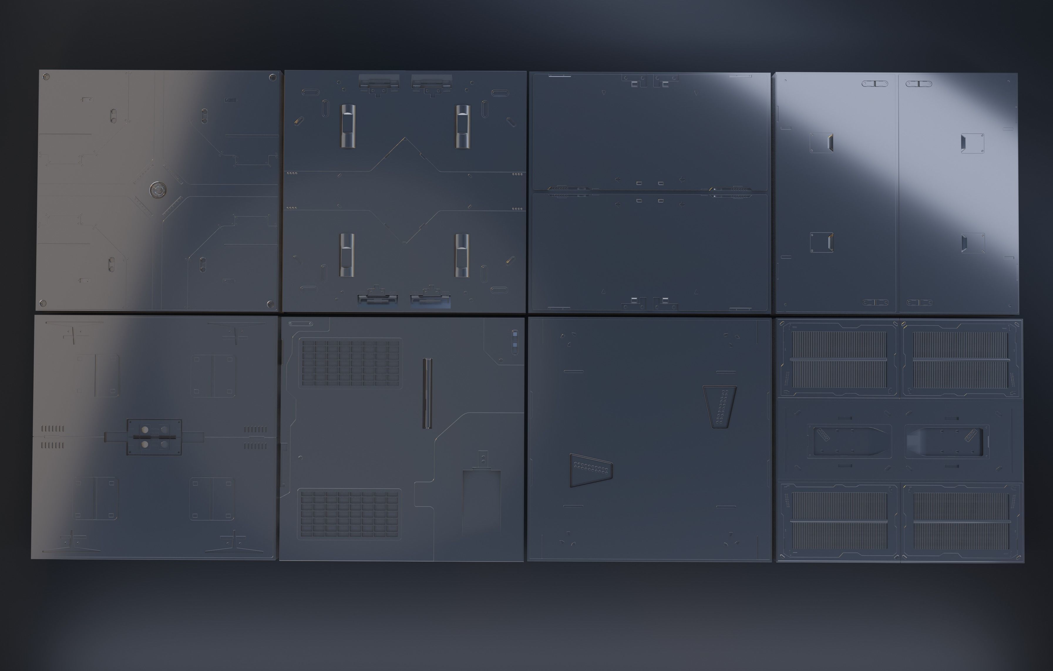 sci fi asset 3D model_4