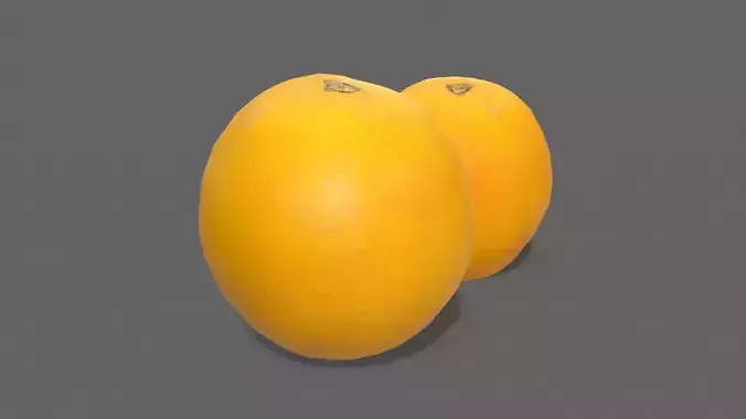 Orange Game Ready two oranges