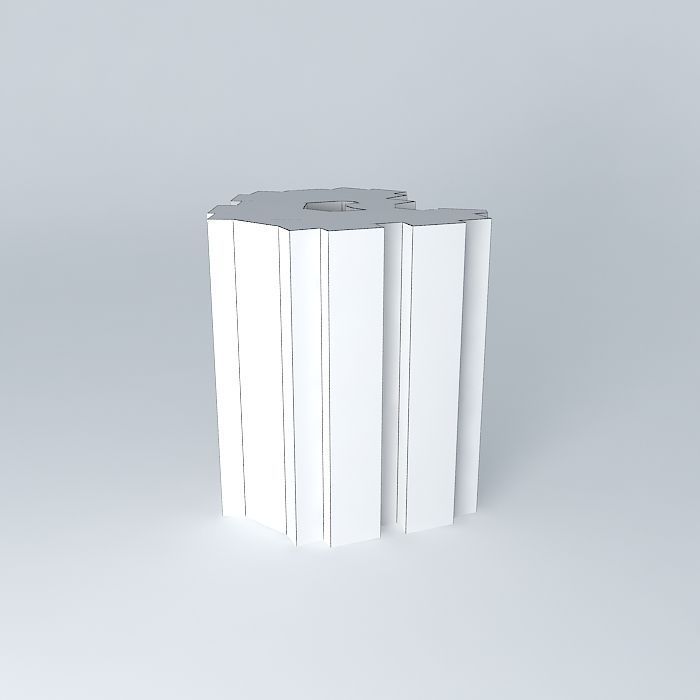 Simple Flat  Free 3D model_4