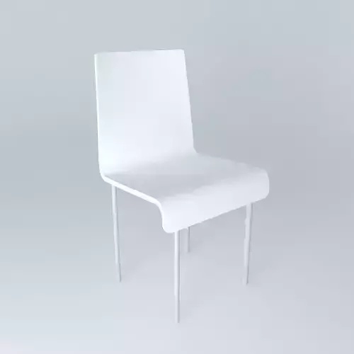 White dining chair