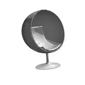 armchair chair with chrome base