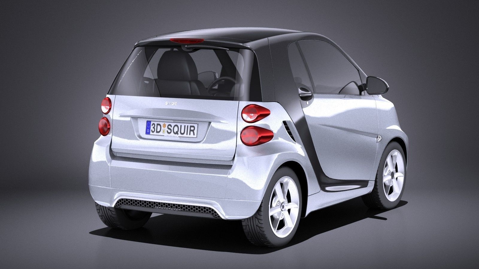 Smart 42 fortwo 2014 VRAY 3D model | CGTrader