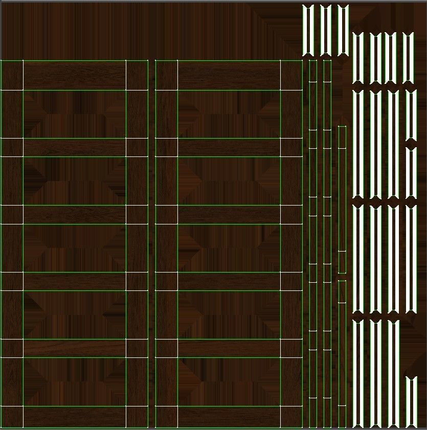 Classic wooden door 02 3D model_21