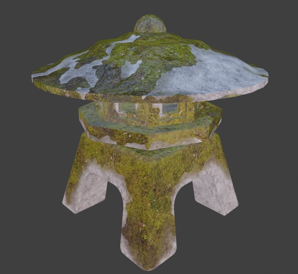 Chinese lantern big 3D model_1