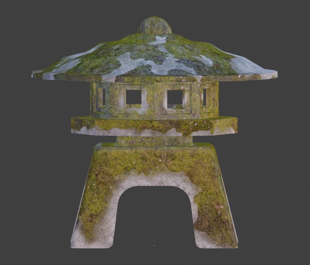 Chinese lantern big 3D model_4