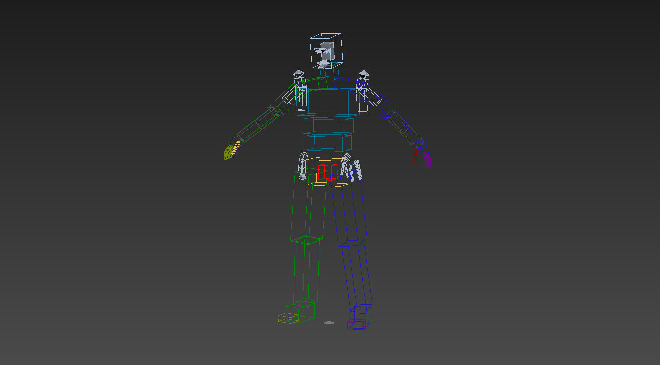 Chinese Swordman Low-poly 3D model_10