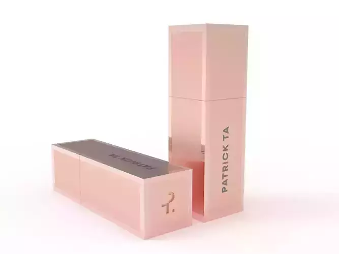 Lipstick box Low-poly 3D model