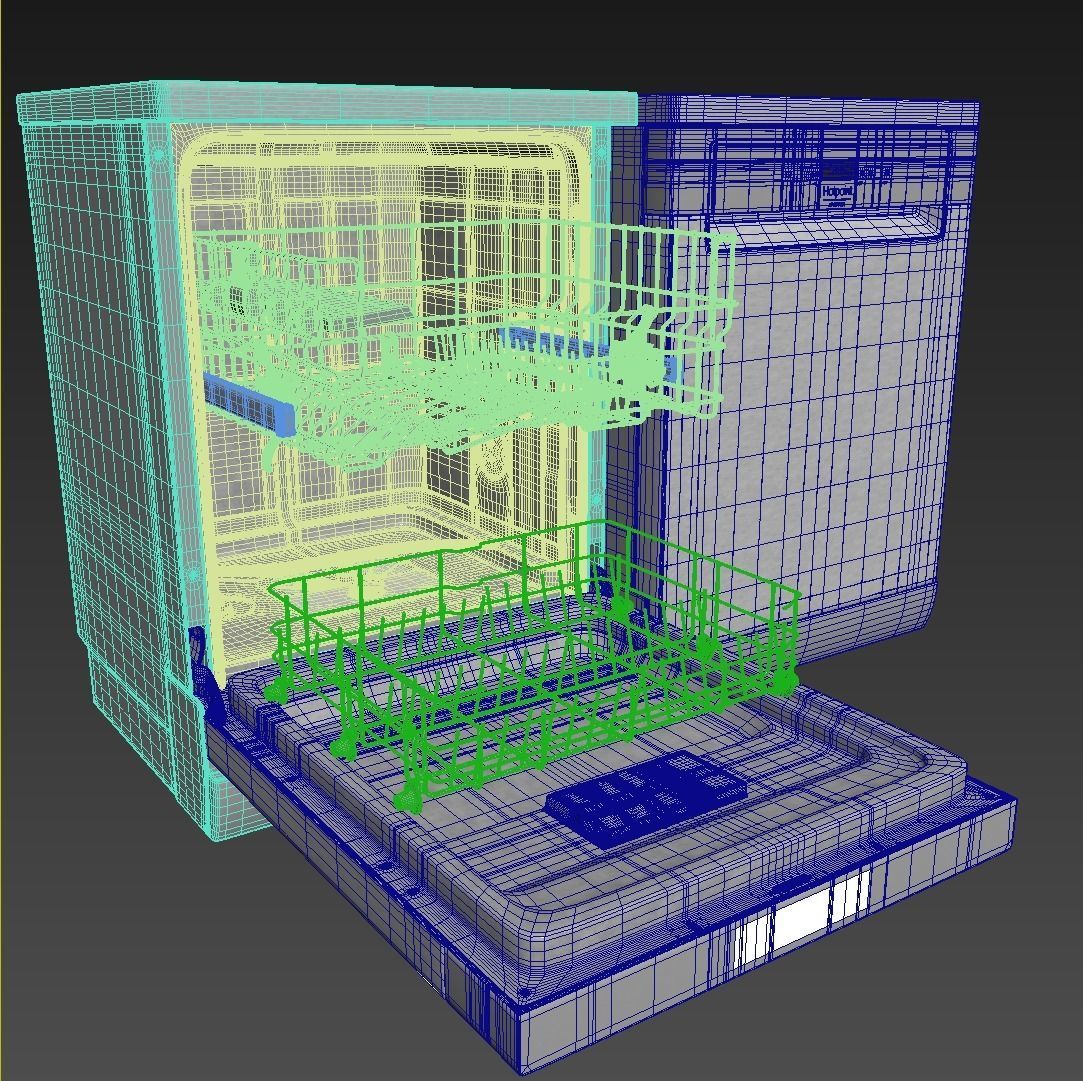 HOTPOINT ARISTON HFC 3B19 X 3D model_4