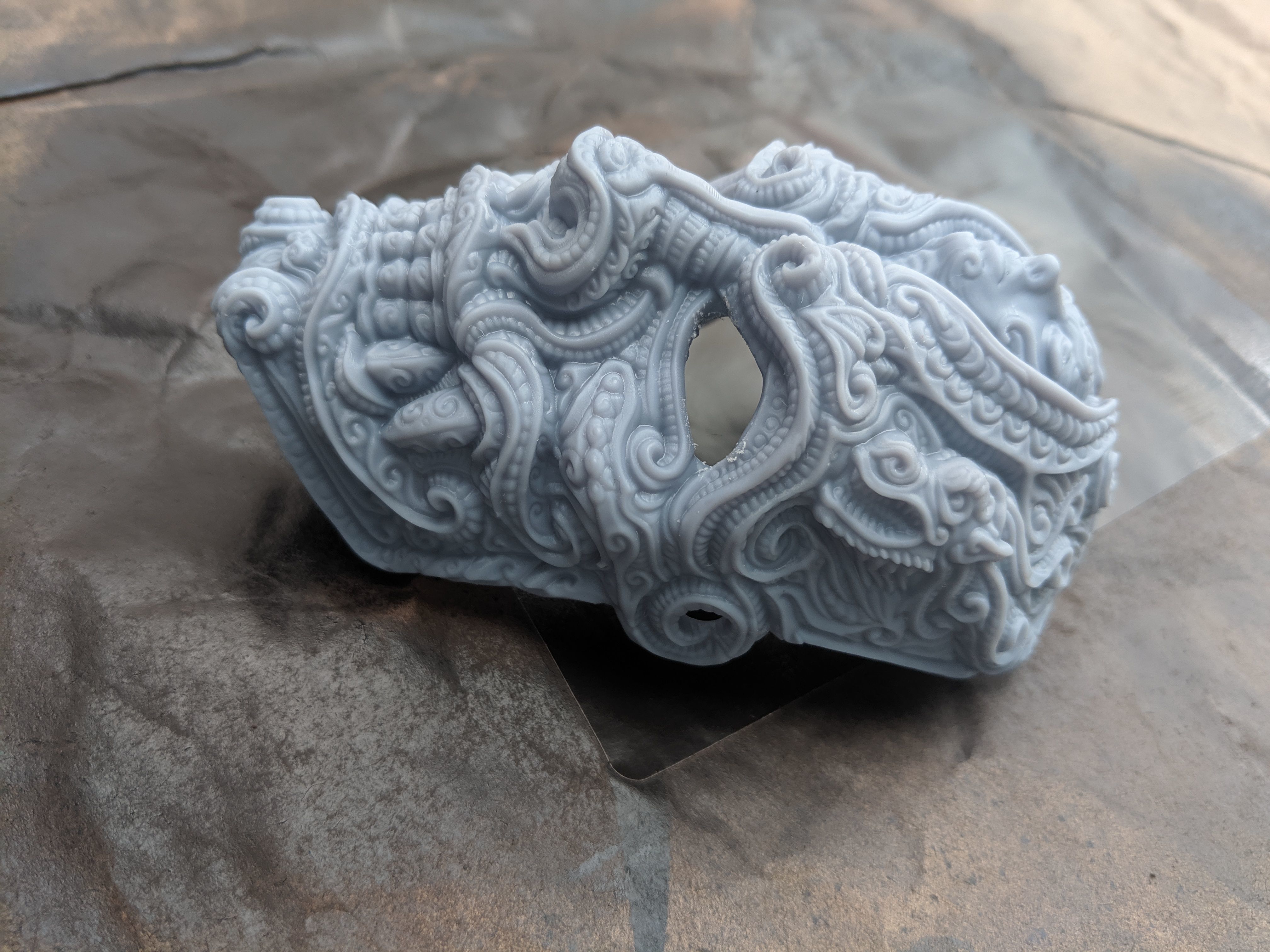 Mask of the warrior 3D print model_3