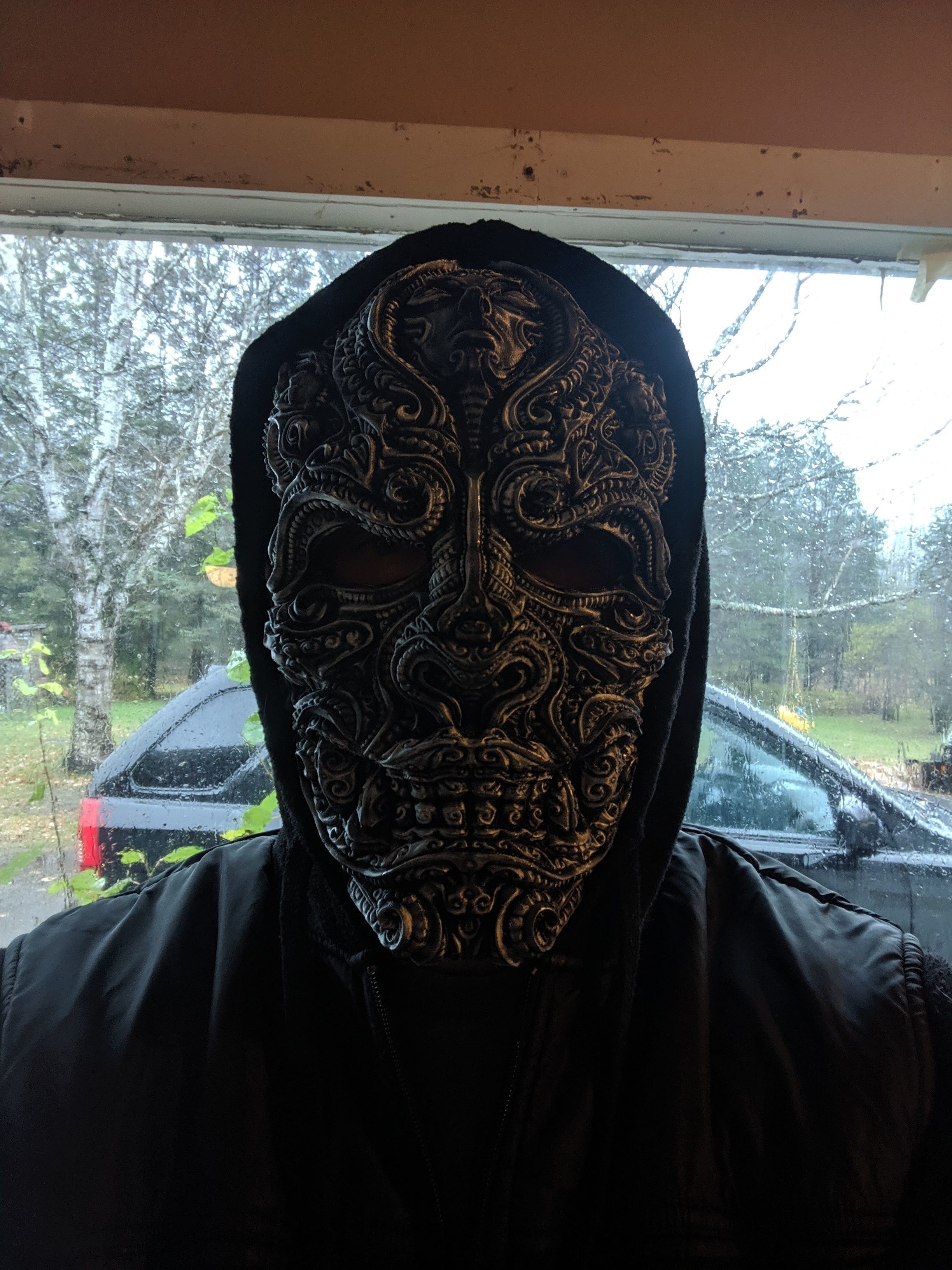 Mask of the warrior 3D print model_1