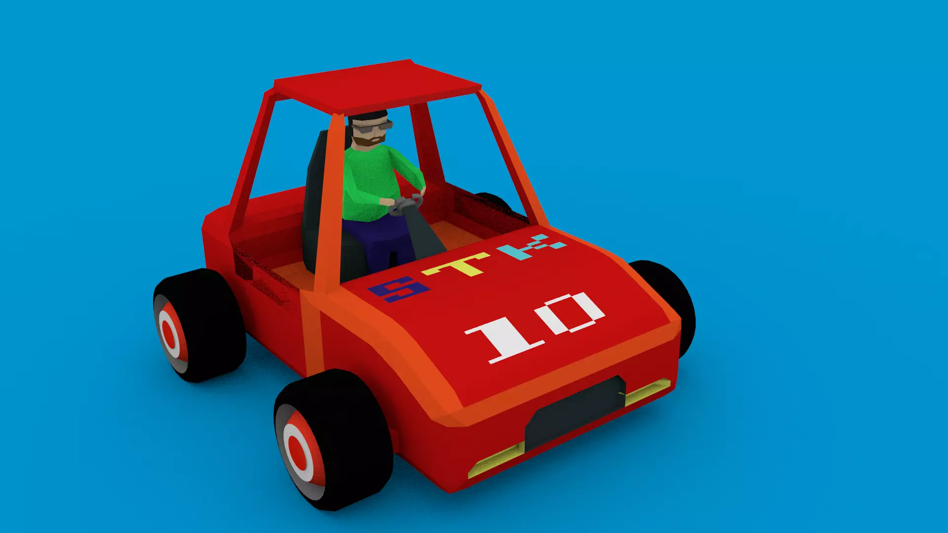 Dune buggy Free 3D model