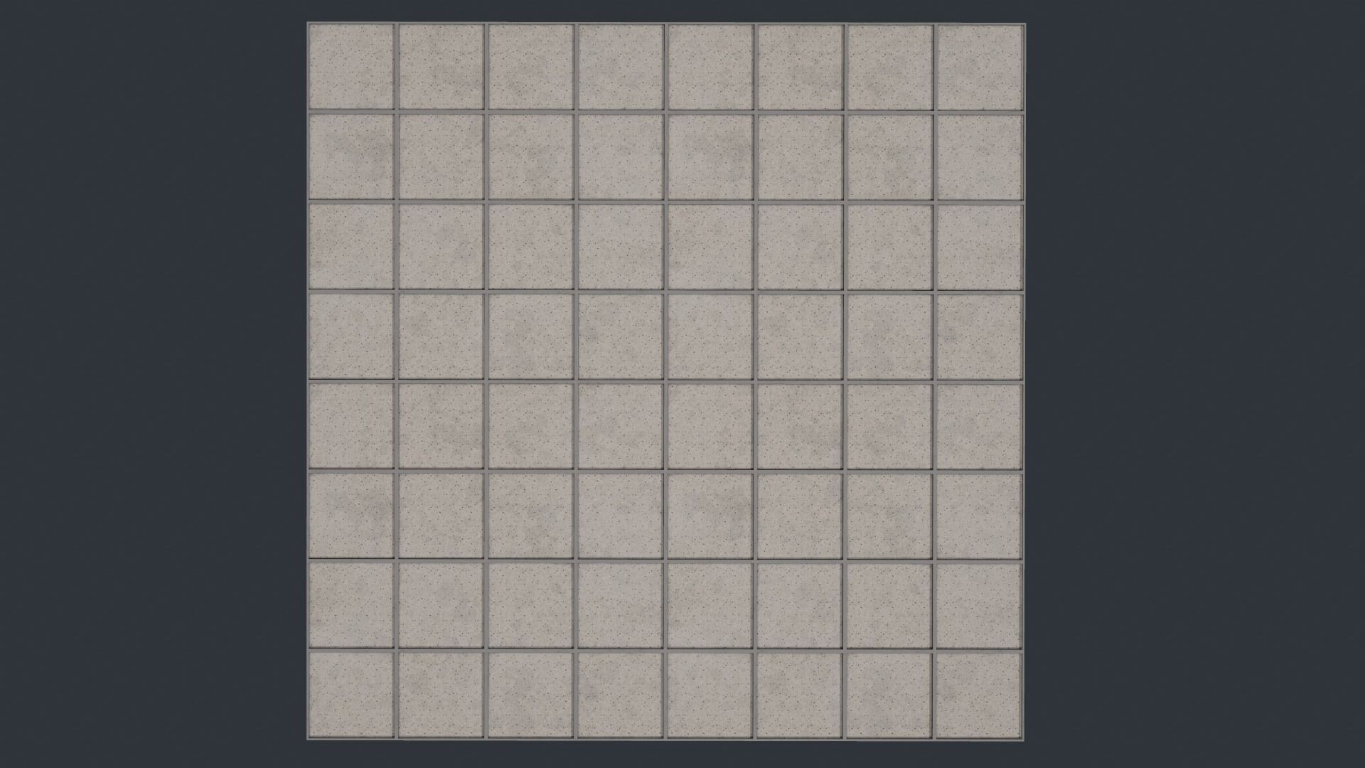 Modular Office Ceiling Low-poly 3D model_6