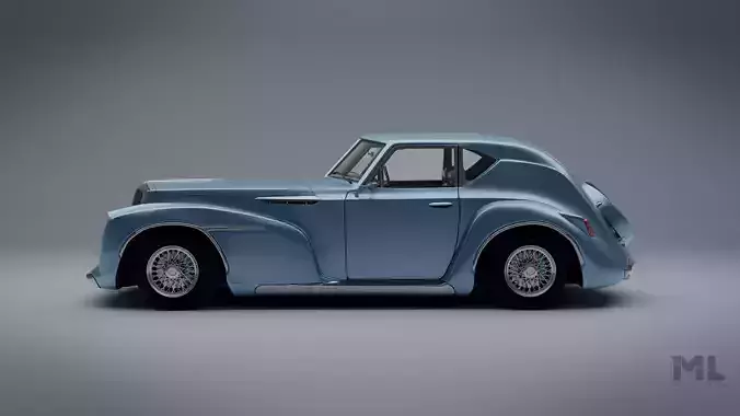 Concept Car 9 Classic Free 3D model