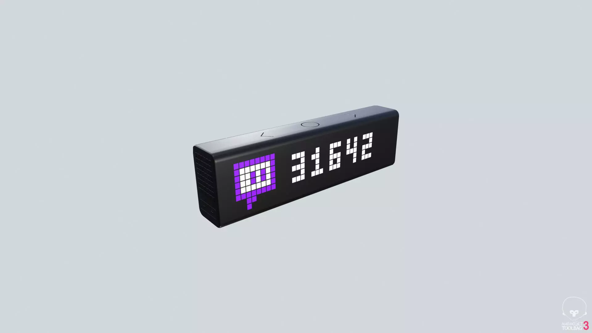 Smart Home LaMetric Time Low-poly 3D model