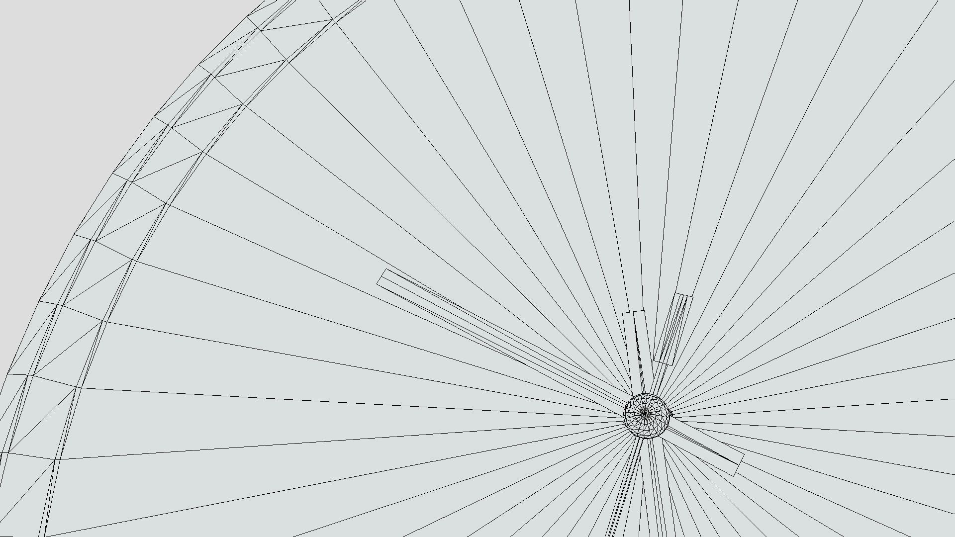 Wall Clock Low-poly 3D model_7