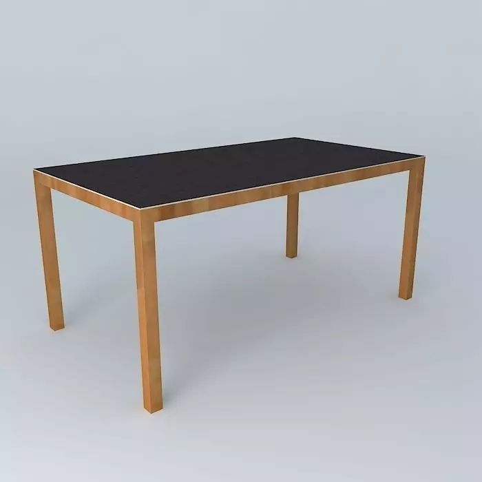Marble table Free 3D model_0