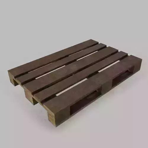 Pallet wooden Low-poly 3D model