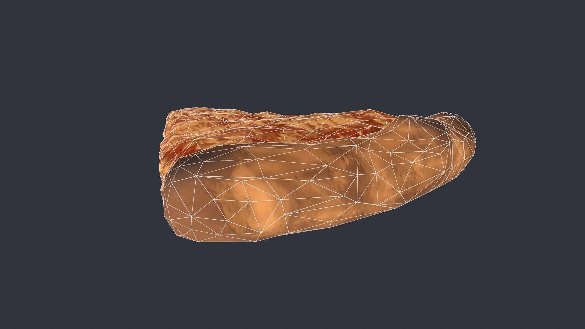 Pizza Slice Low-poly 3D model_11