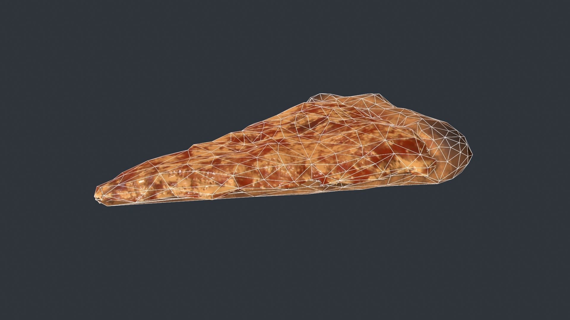 Pizza Slice Low-poly 3D model_12