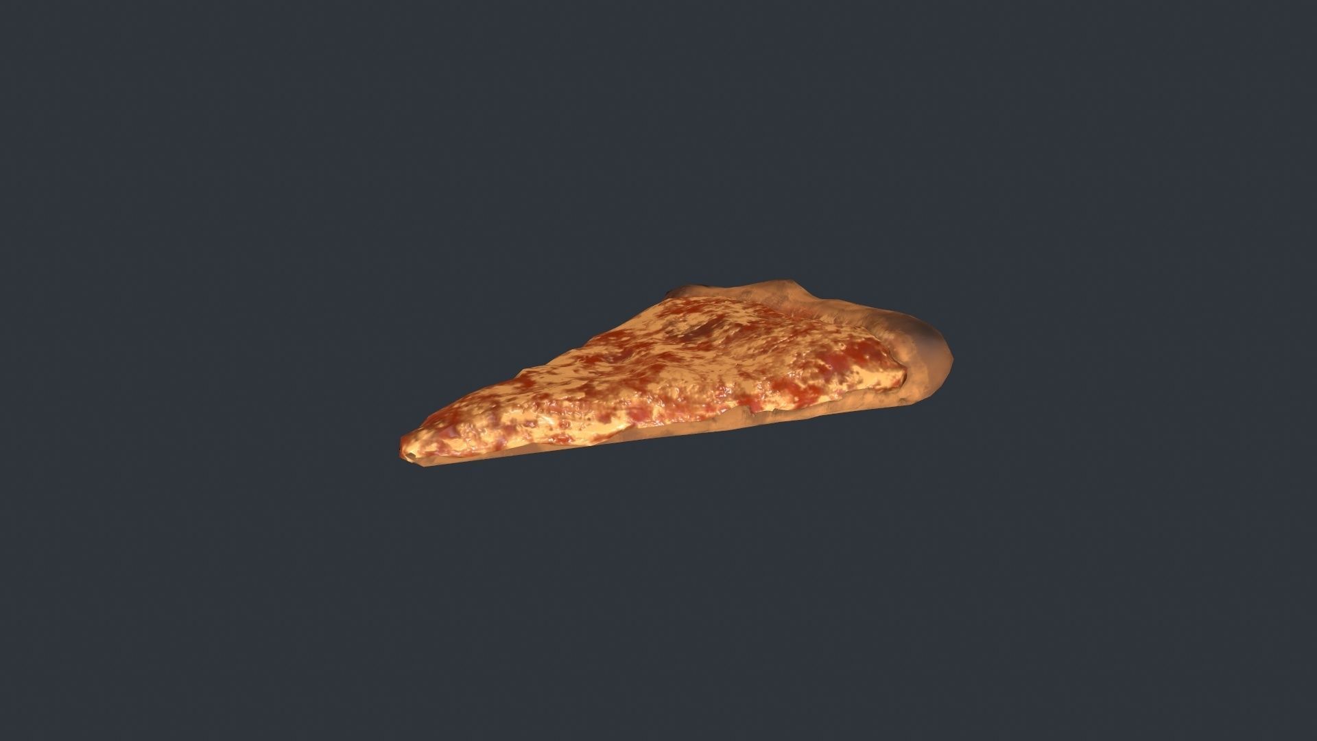 Pizza Slice Low-poly 3D model_3
