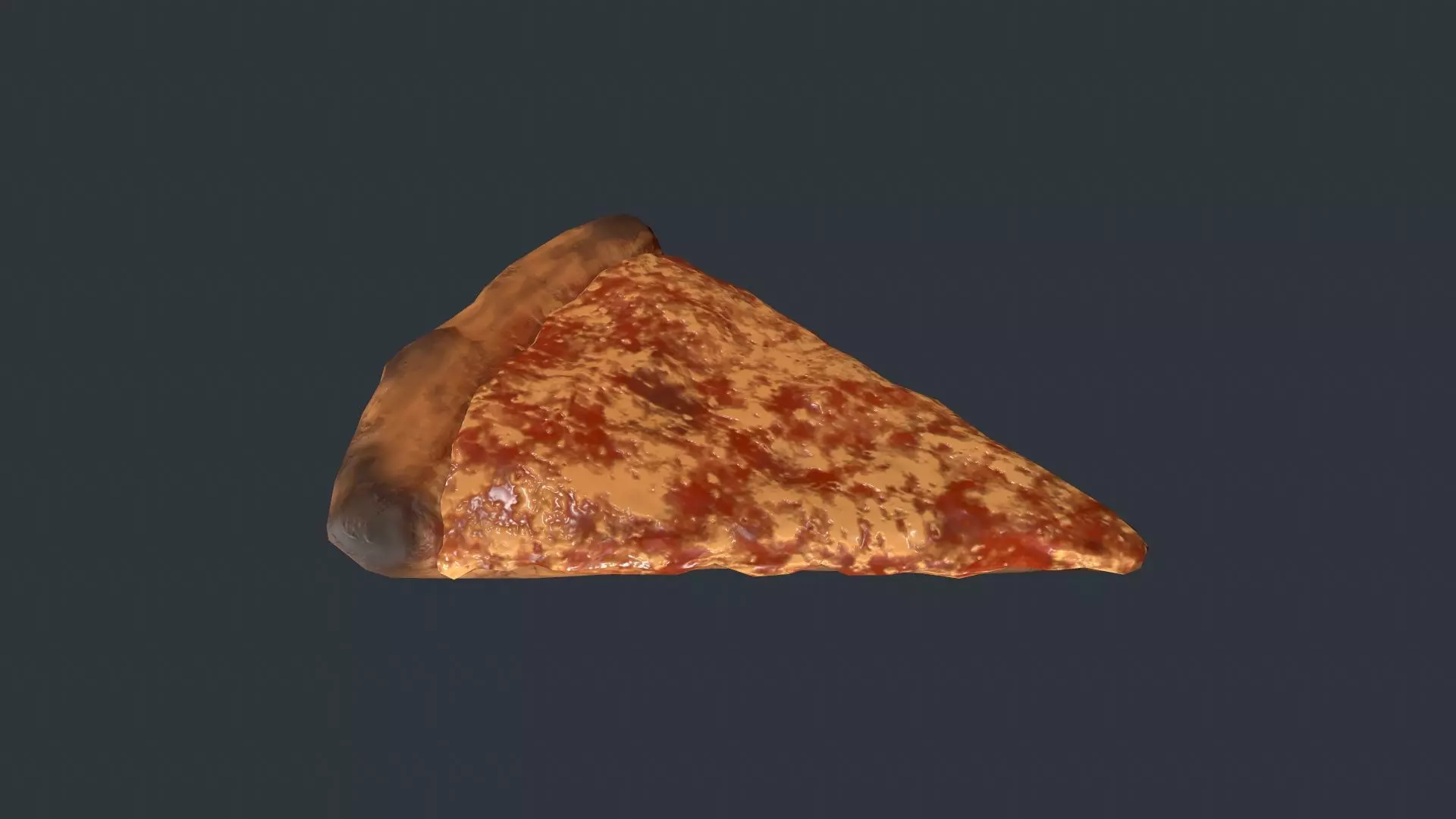 Pizza Slice Low-poly 3D model_0