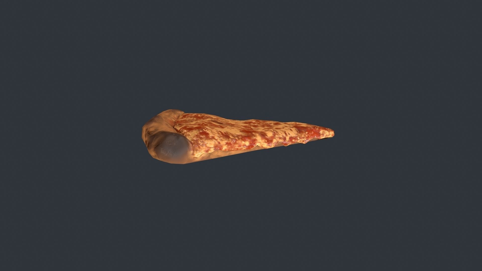 Pizza Slice Low-poly 3D model_2