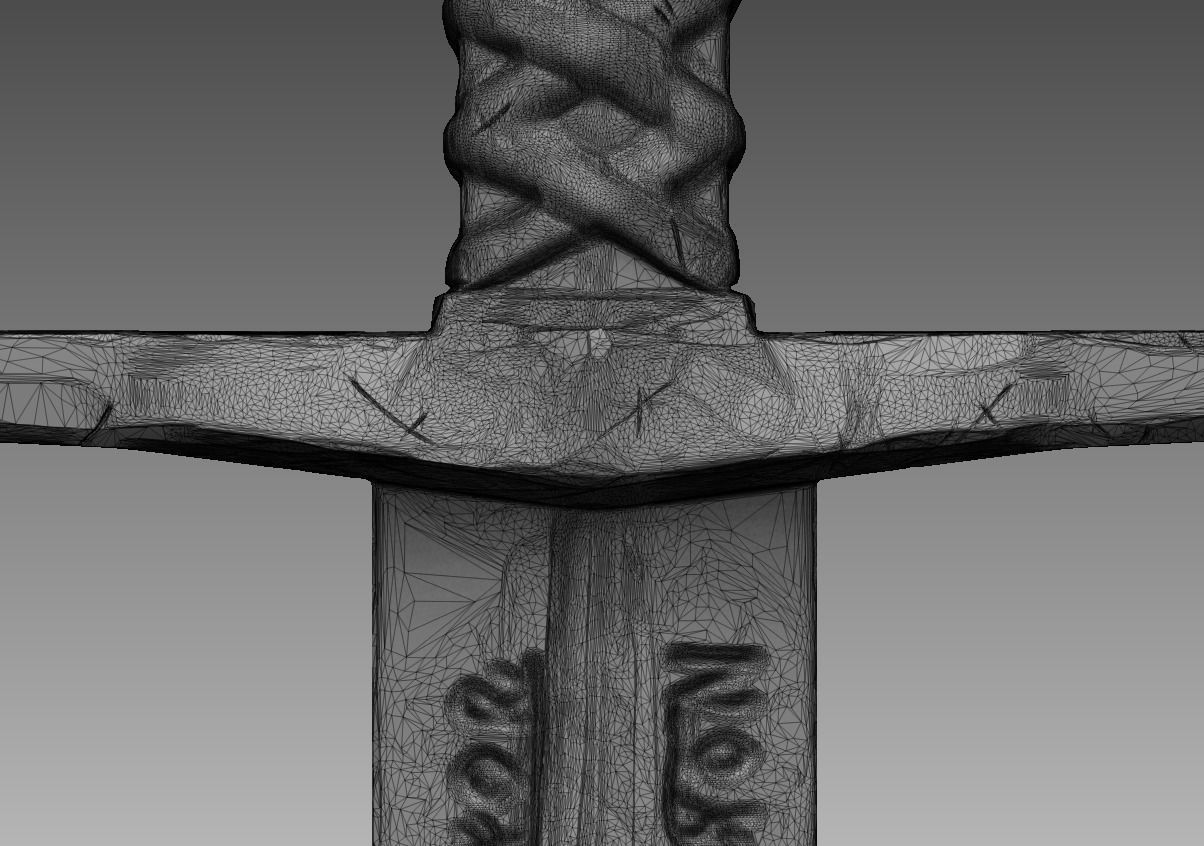 King Arthurs Sword 3D Print Model 3D print model_4