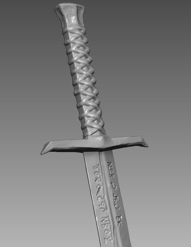 King Arthurs Sword 3D Print Model 3D print model_3