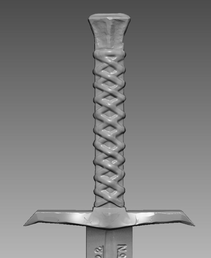 King Arthurs Sword 3D Print Model 3D print model_2