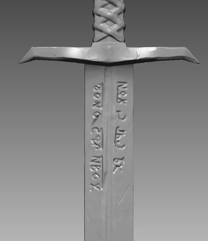 King Arthurs Sword 3D Print Model 3D print model_0