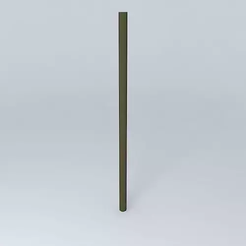 Metal pole Free 3D model